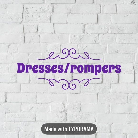 Dresses/rompers - Picture 1 of 1